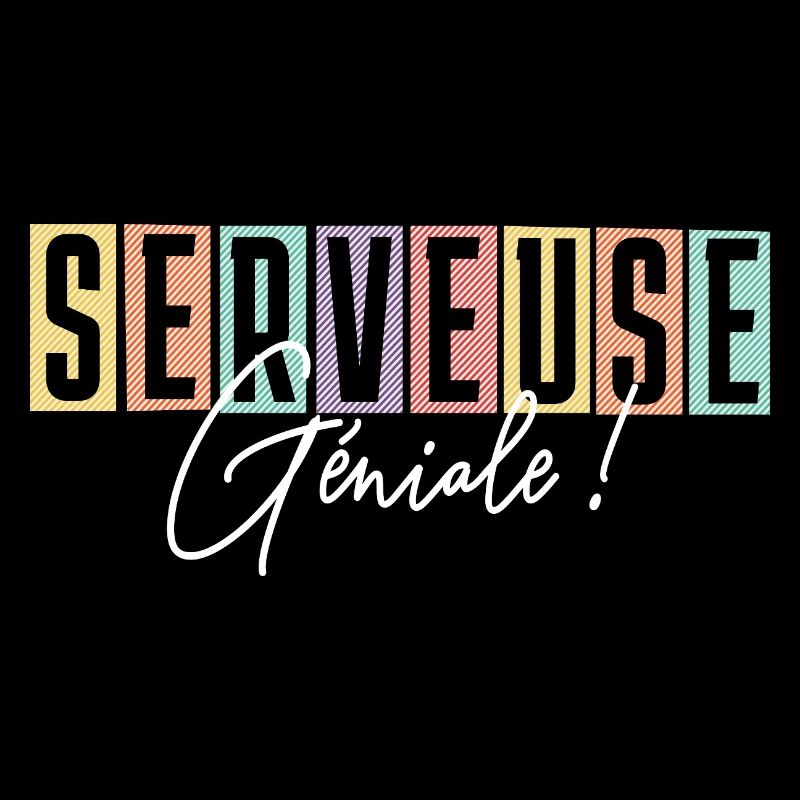 Serveuse Géniale Bar Serveuse Humour
