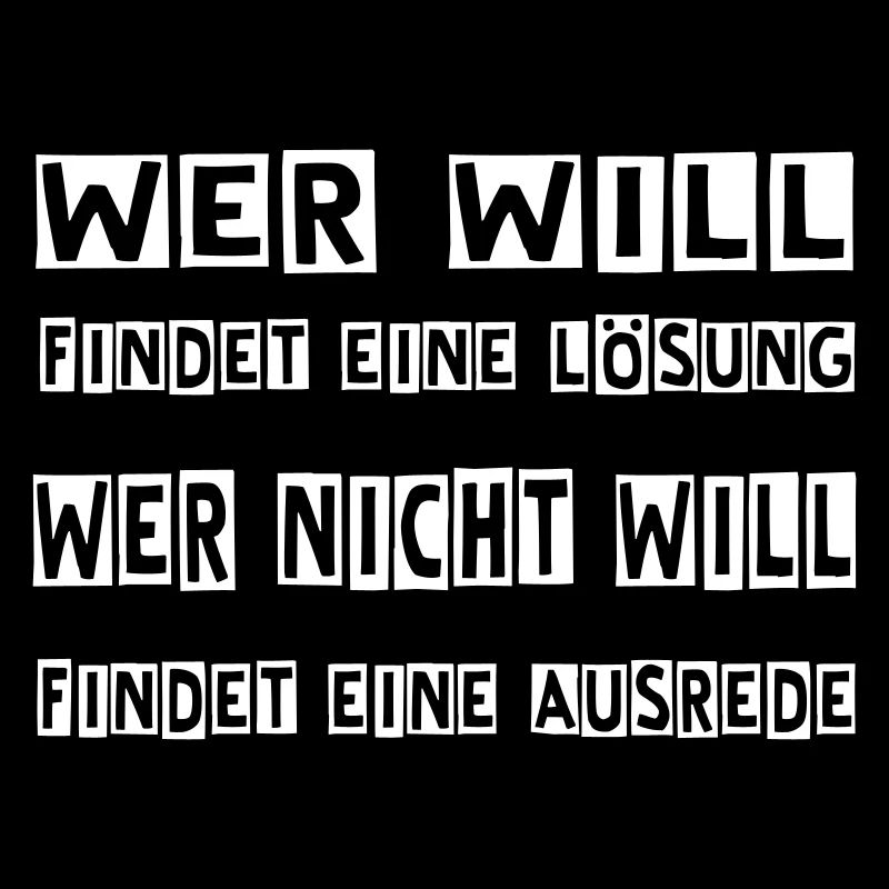 who wants will find a solution