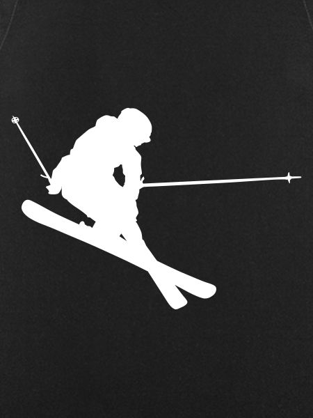 Ski jump white