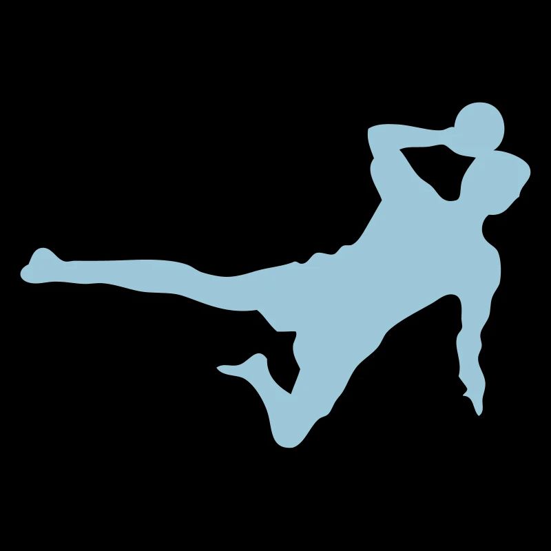 tchoukball silhouette ombre