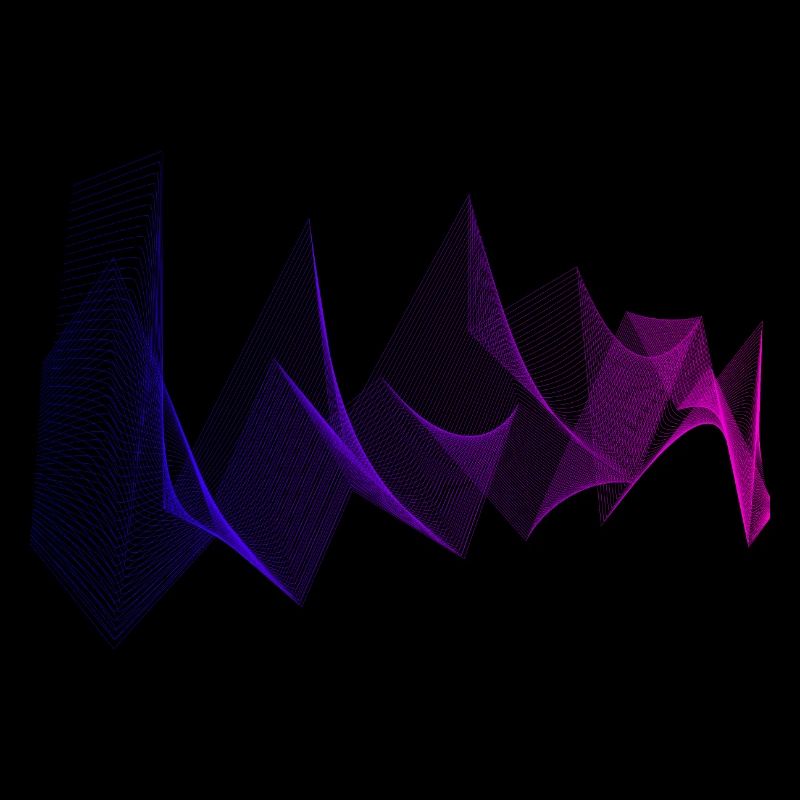Waves abstract