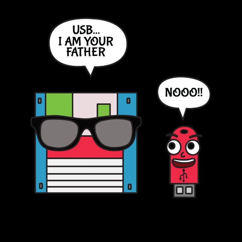 USB Disk I am Your Father T-Shirt, Geek