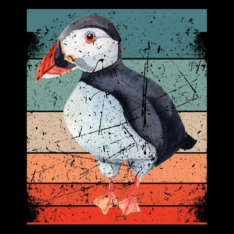 Papageitaucher Puffin Papagei Lunde Vogel Geschenk