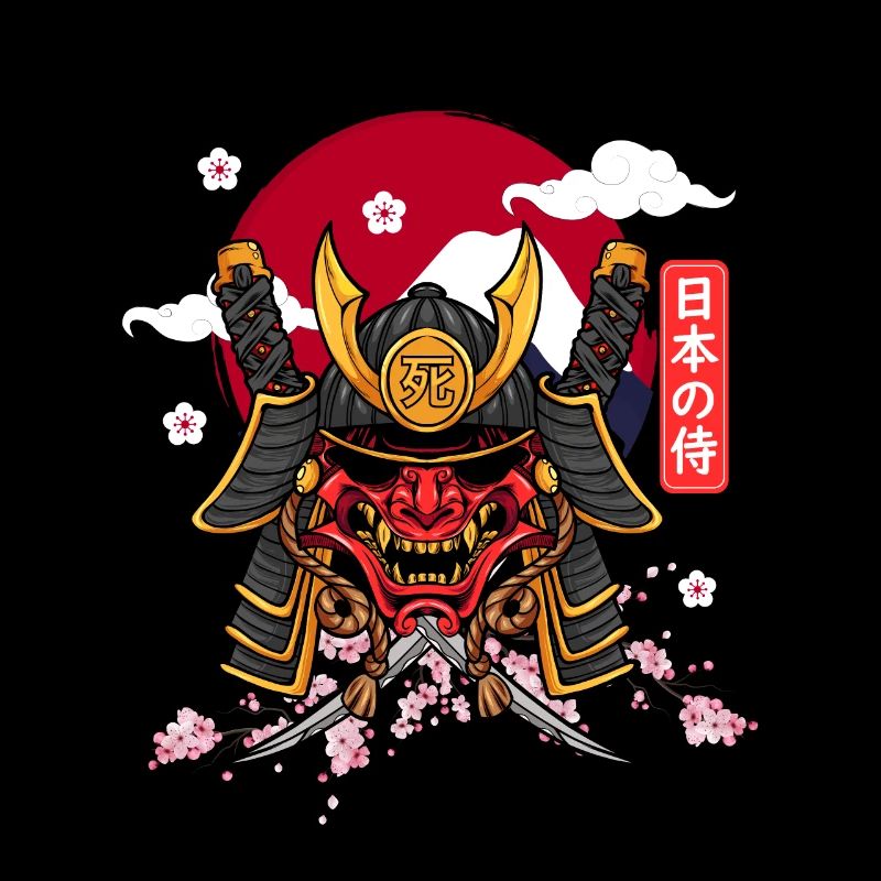 Japanischer Warlord Samurai Krieger