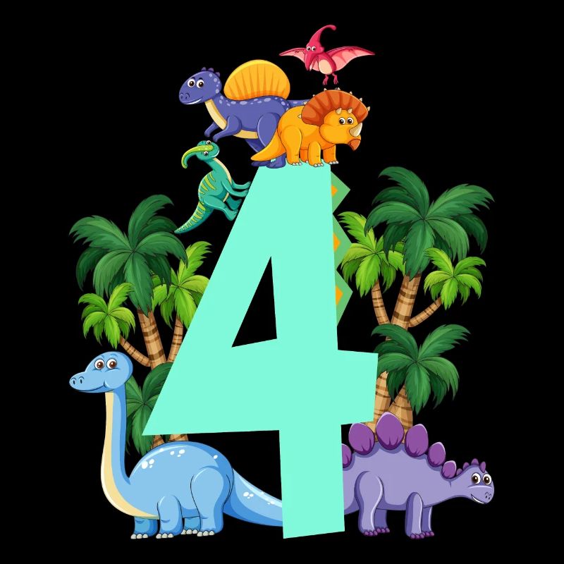 Dinosaur 4 years old 4th birthday party