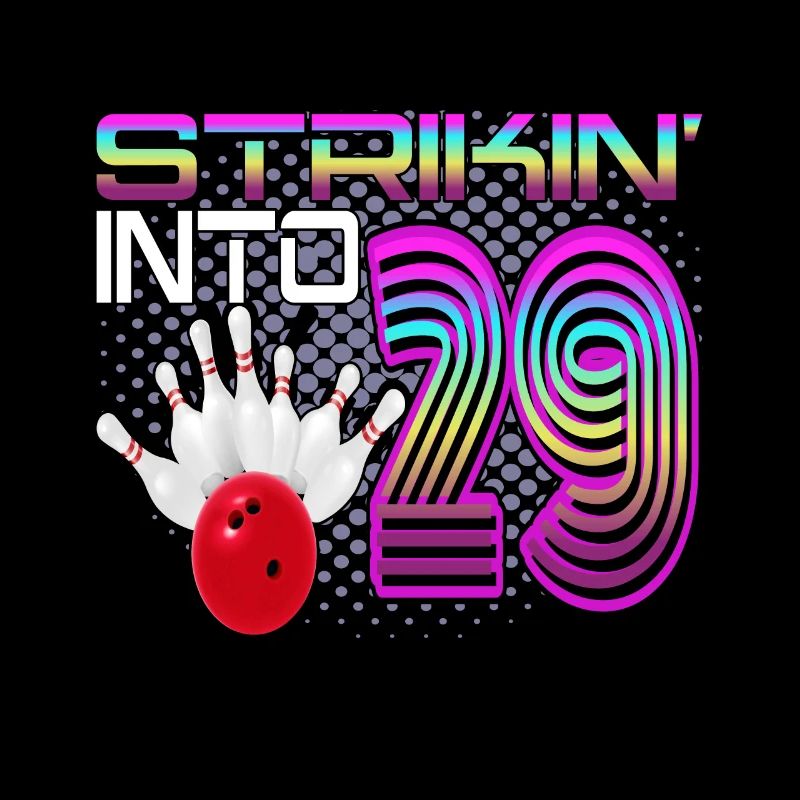 Frapper dans 29 Bowling Bowler 29e anniversaire