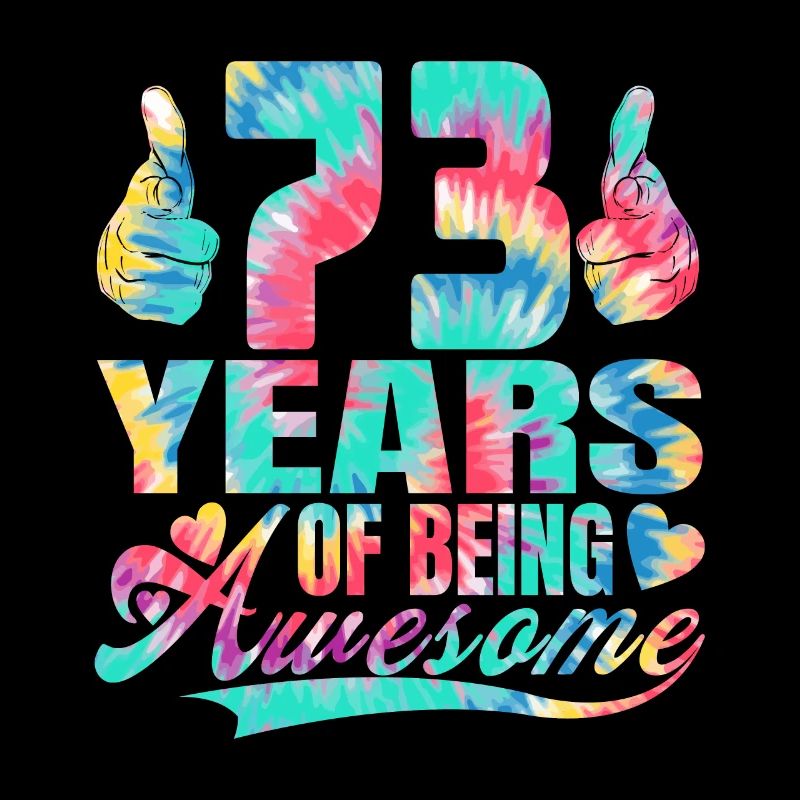 73e anniversaire ou anniversaire 73 ans d’existence