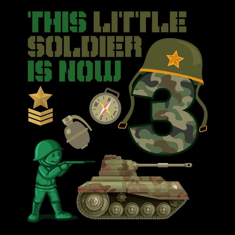 Ce petit soldat est maintenant 3 char de l’armée 3rd