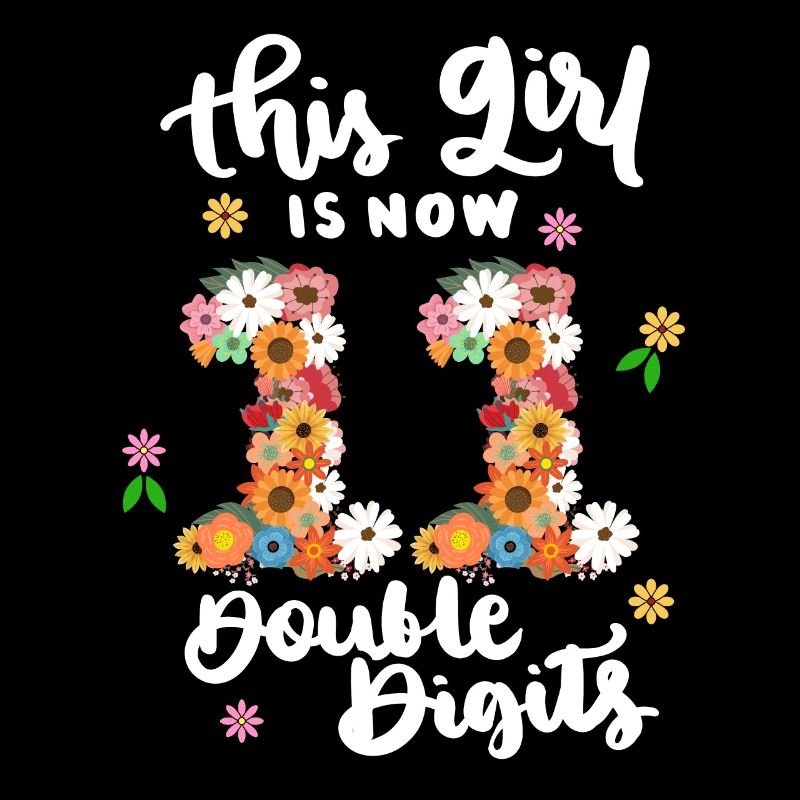 Dieses Mädchen Ist Jetzt 11, Double Digits Floral