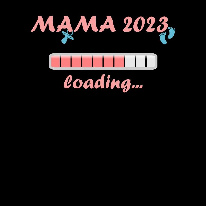 Mama 2023 Loading Schwangerschaft Bekanntgabe Baby