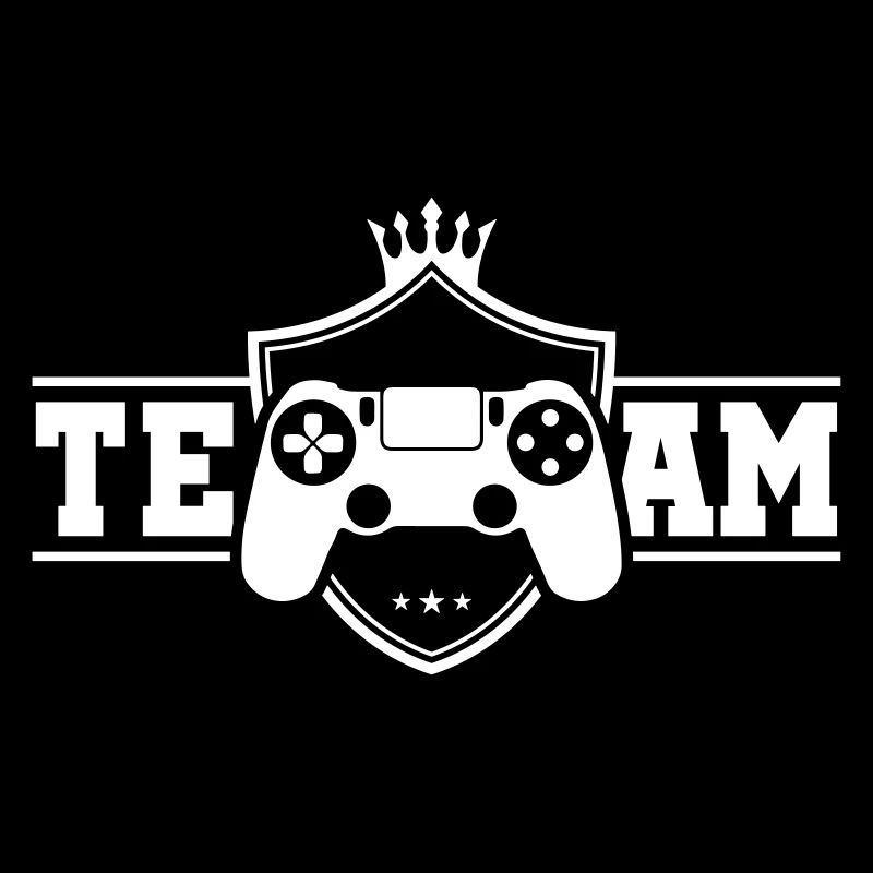 gamer game controller team crown