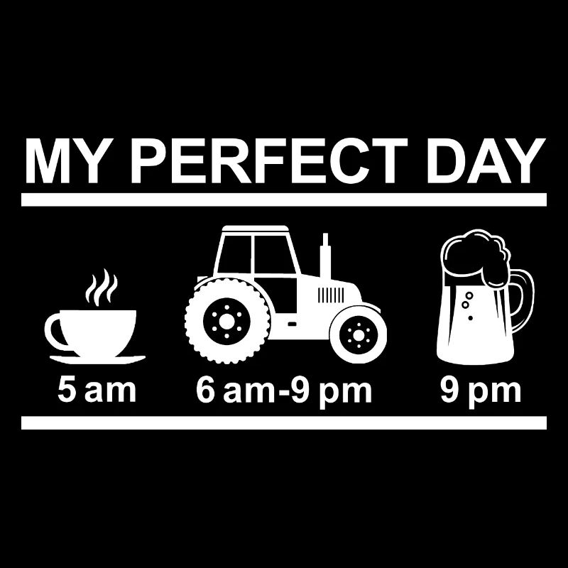 Landwirt & Bauer Traktor Liebe Geschenk