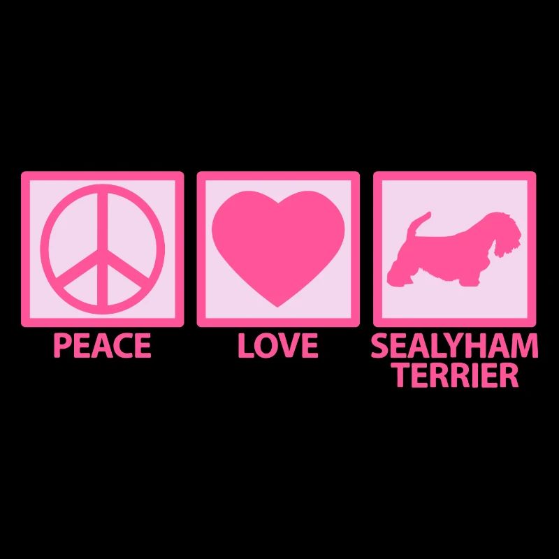 Sealyham Terrier Mom Mama Mistress Peace Love