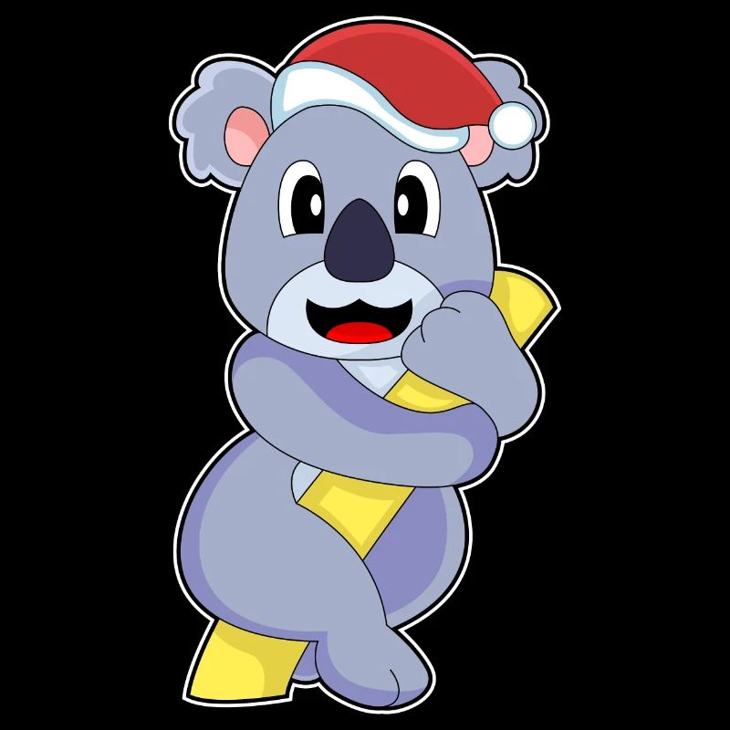 Chapeau de Père Noël Koala