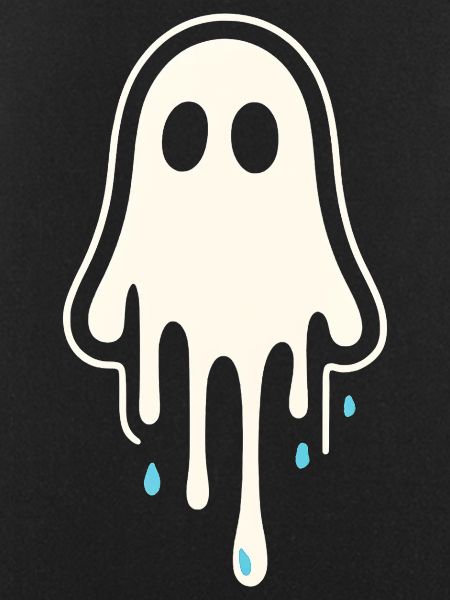 Melting Ghost Art