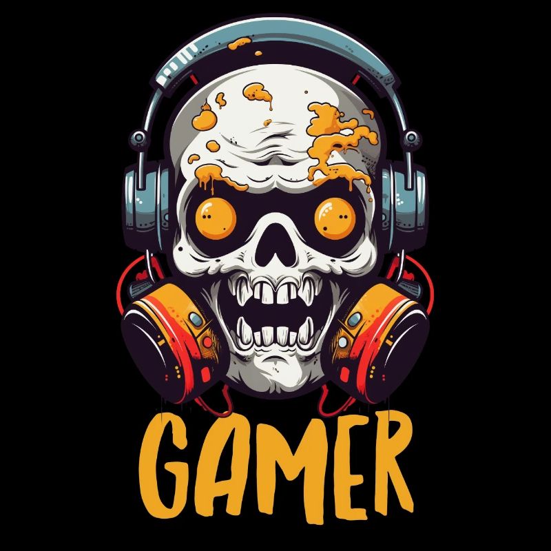 Gamer-Schädel