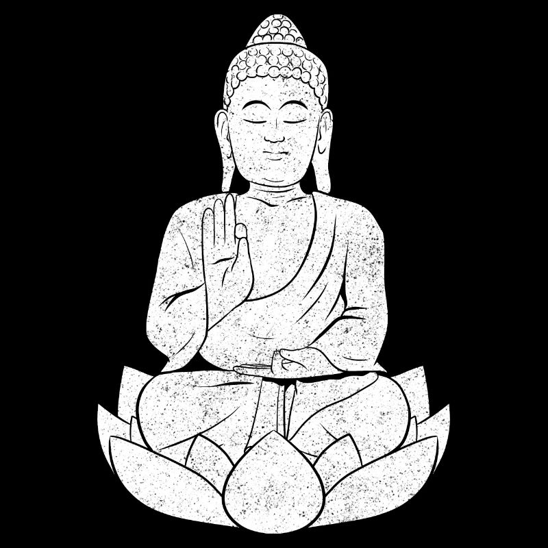 Buddha Mönch Namaste Buddhismus I Geschenk