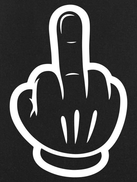 Middle Finger Comic Hand
