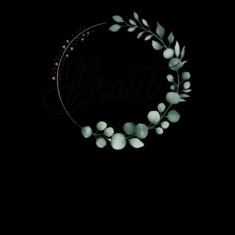 Couronne de fleurs de mariée Eucalyptus Enterrement de vie de garçon Mariage