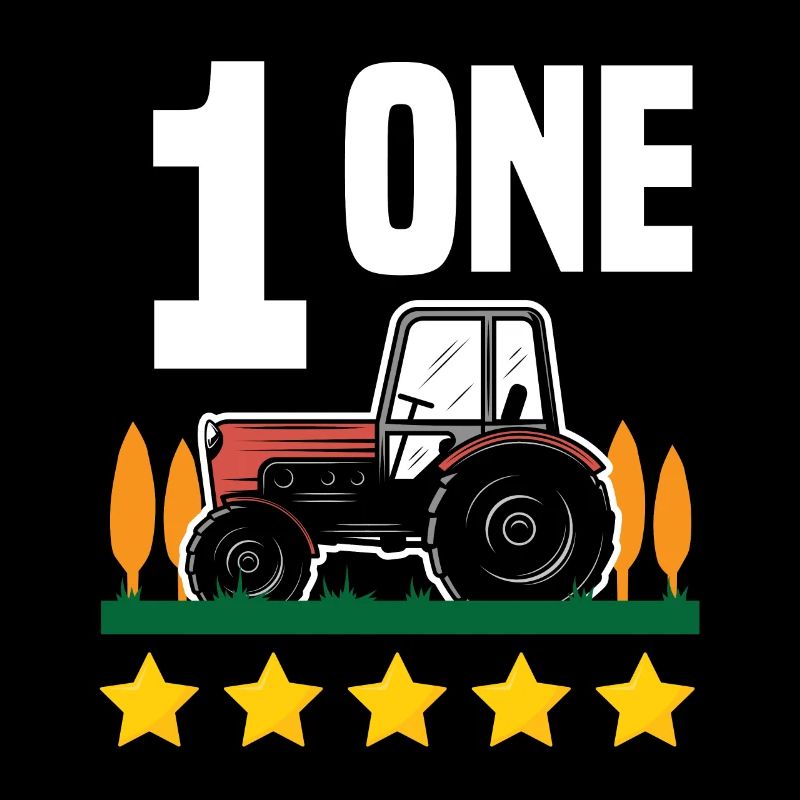 1. Geburtstag Traktor 1 Jahr Geburtstagsshirt