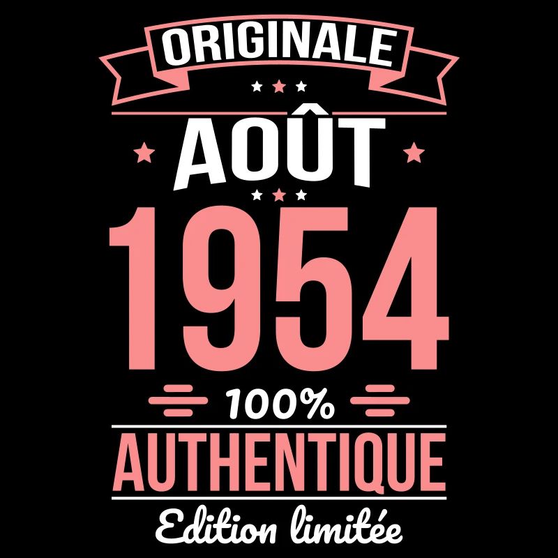 Anniversaire 70 ans - Originale - Août 1954