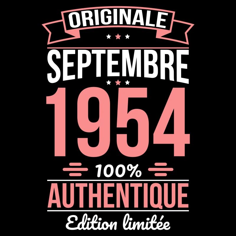 Anniversaire 70 ans - Originale - Septembre 1954