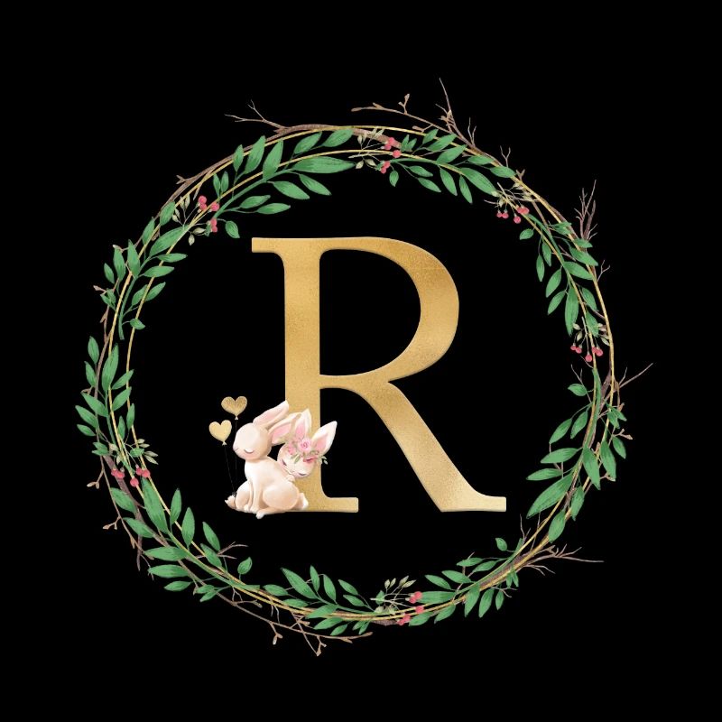 Customizable Monogram R