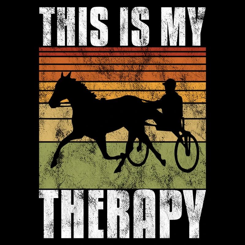 This is my therapy Trotting Harness Width Retro
