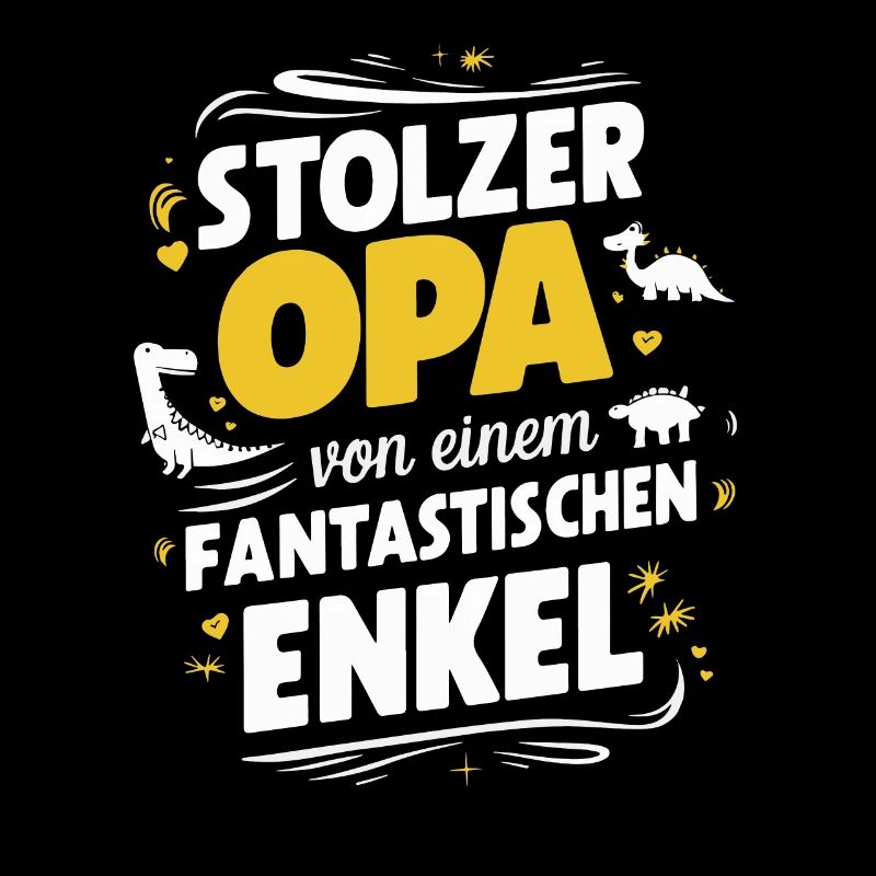 Stolzer Opa Dino Enkel Bester Grossvater