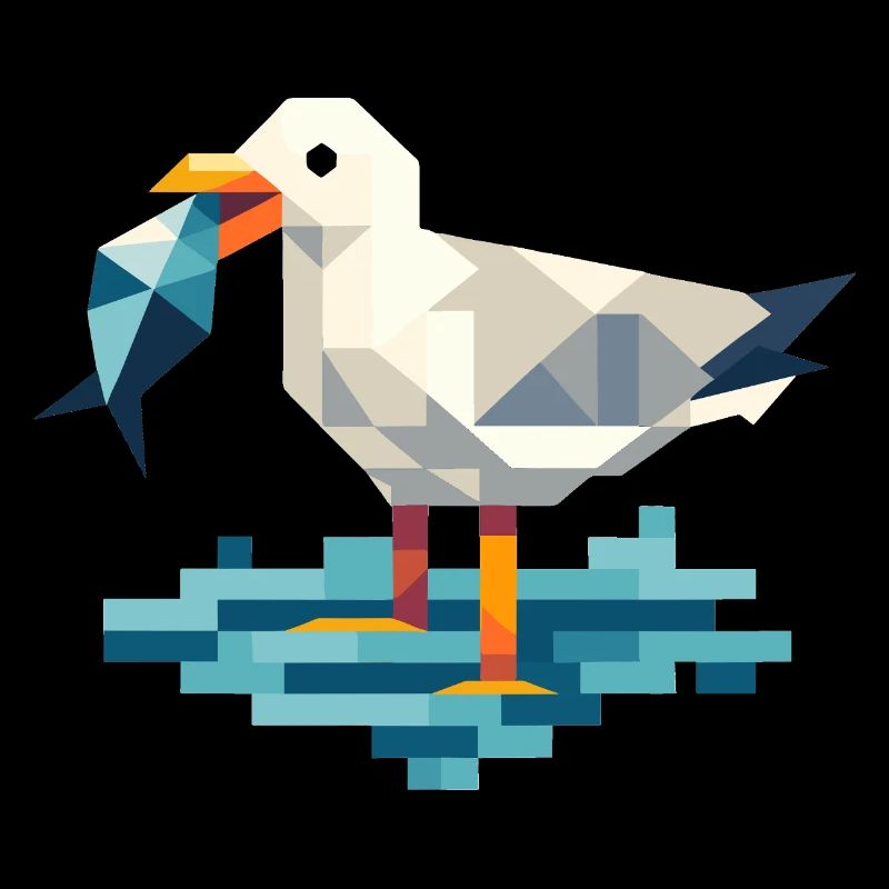 Moin, Mer du Nord, Oiseau, Mouette, Polygone, Poisson, Pêcheur, Jetée