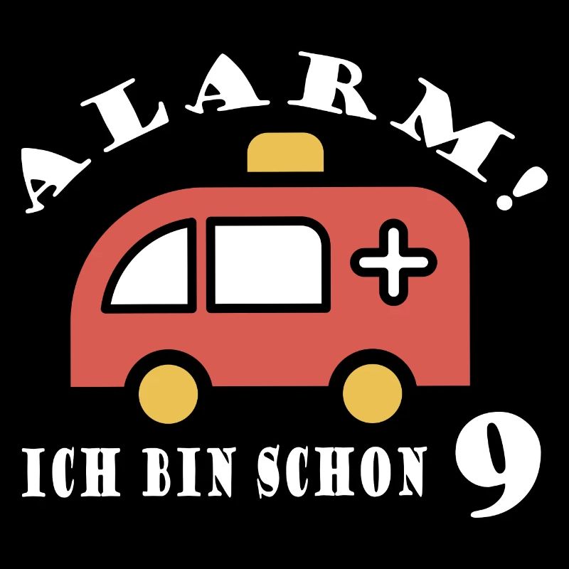 Alarm ich bin schon 9 Krankenwagen