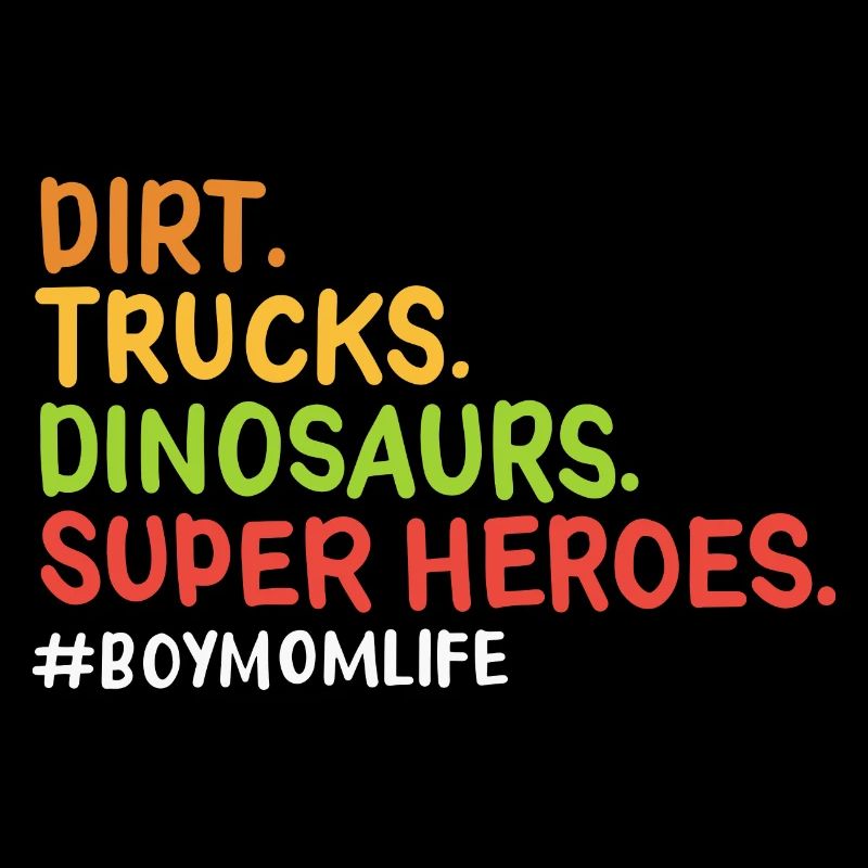 Dirt Trucks Dinosaurier Junge Mama