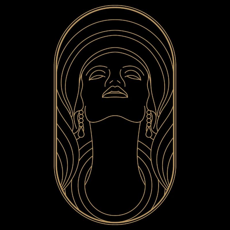 Beauty Artdeco Digital Art Prints - Objets de collection