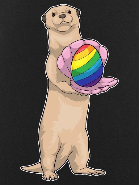 Otter Easter Rainbow