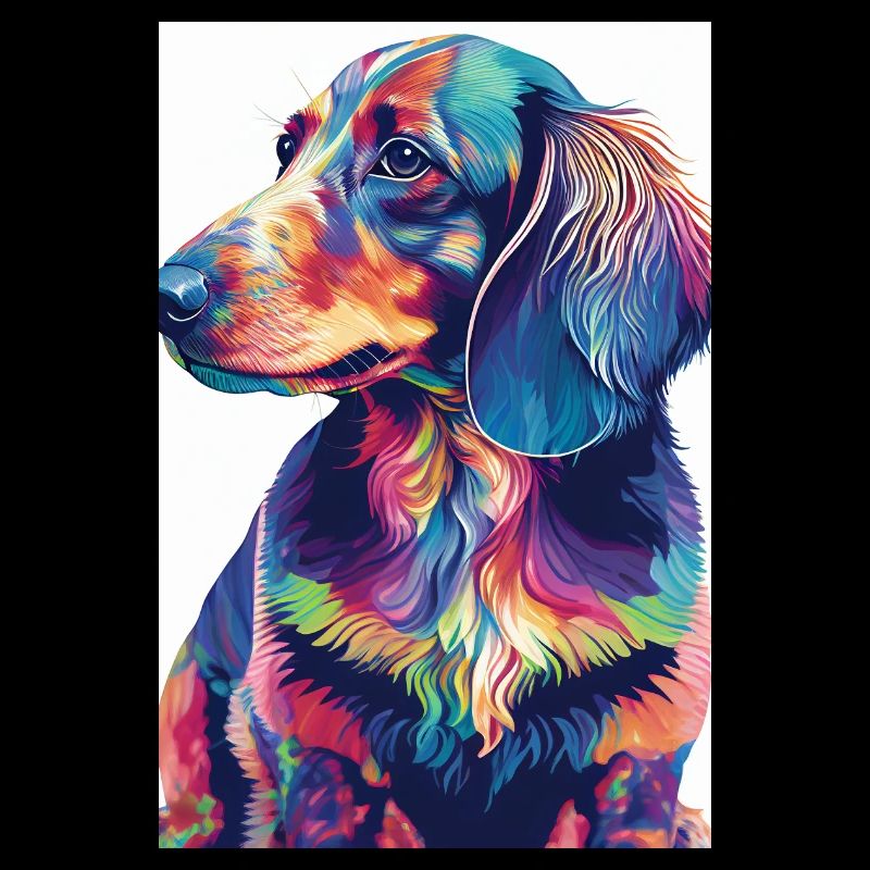 Teckel Teckel Chien Coloré