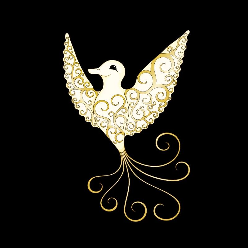 Oiseau de rêve doré