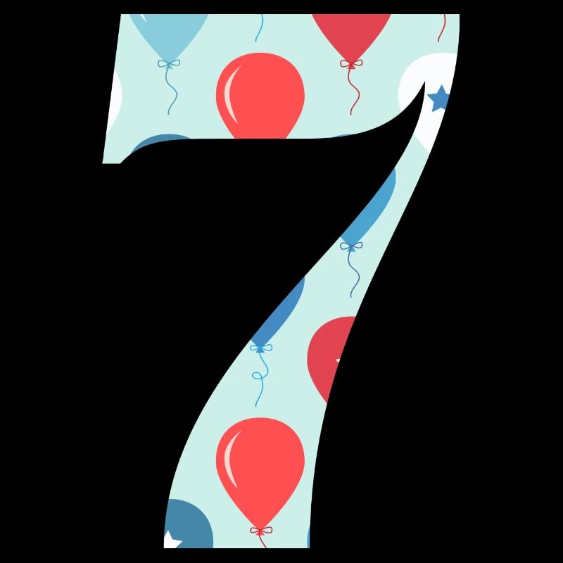 7th anniversary balloon
