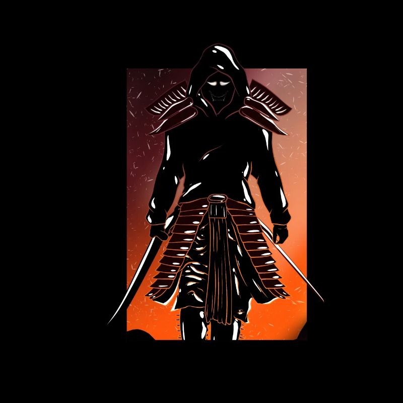 Samurai Hannya im Kapuzenpullover