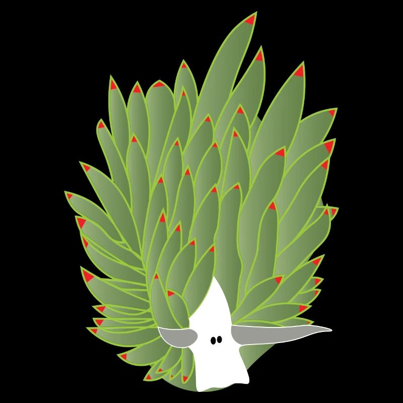 Leaf snail, leaf sheep, leaf sheep snail