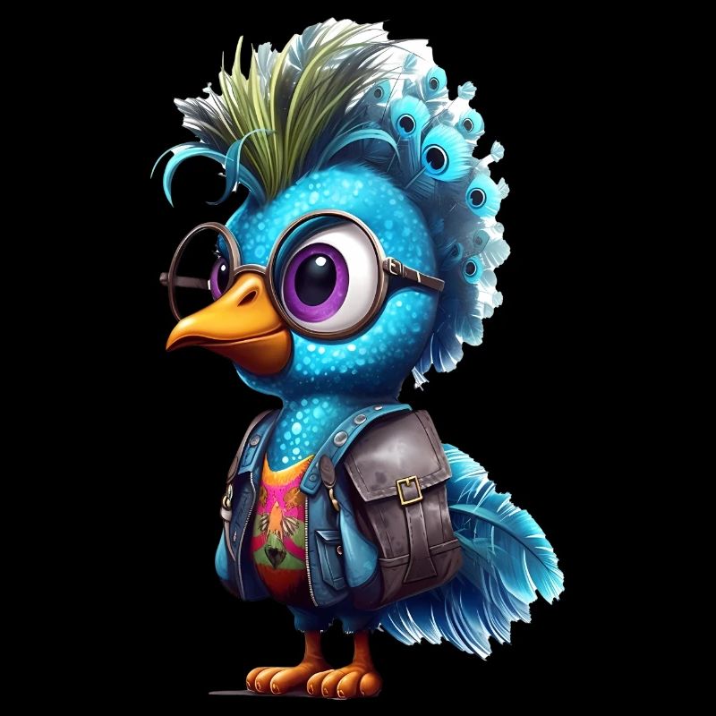 Cute Peacock Cartoon
