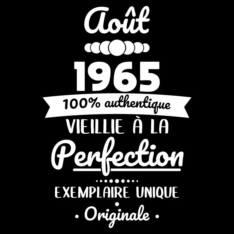 Anniversaire 60 ans - Août 1965 Originale