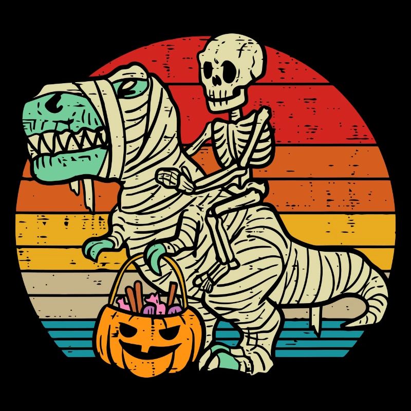 Skelett Reitmama Dinosaurier