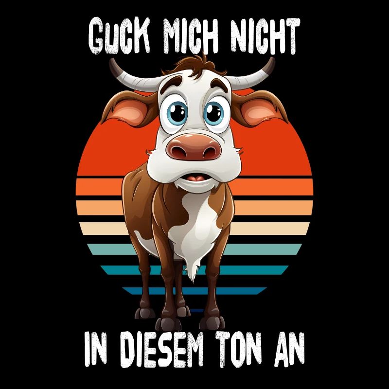Ne me regarde pas sur ce ton Vache