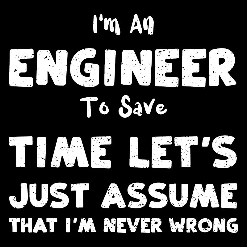I'm An Engineer To Save Time Let...