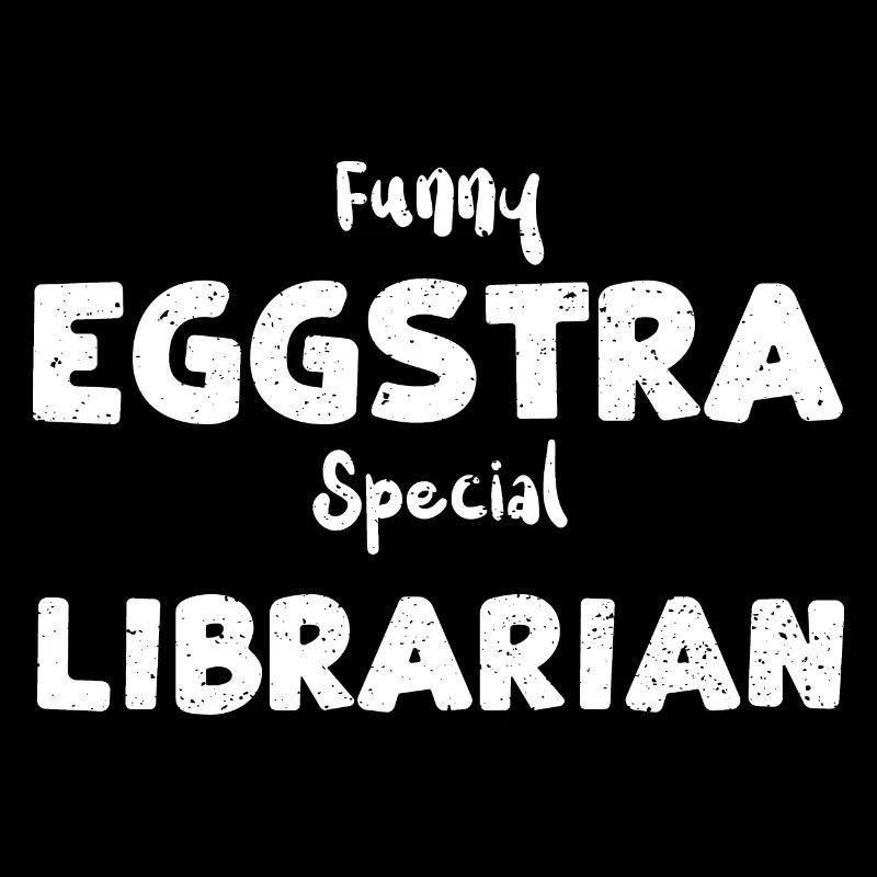 Drôle Eggstra Bibliothécaire spécial