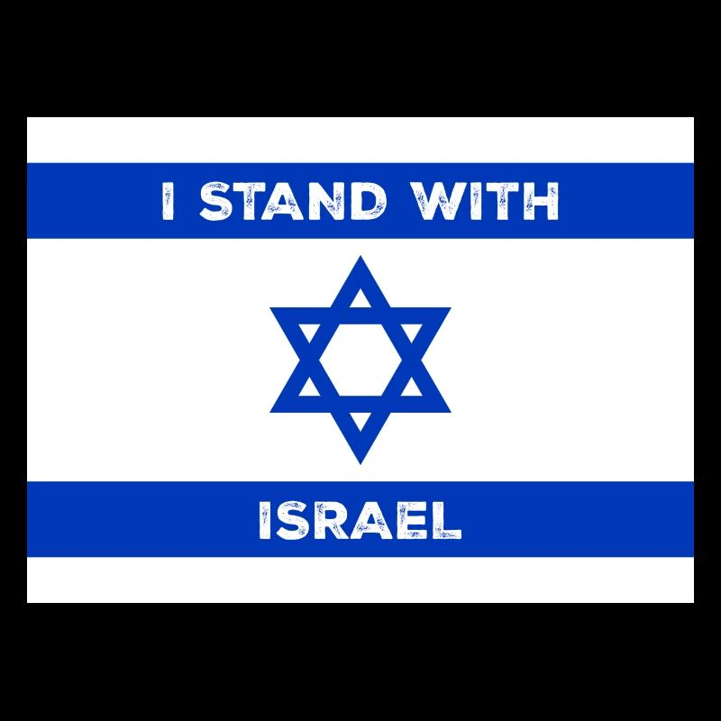 Israël, Drapeau, Drapeau, Je me tiens avec, Étoile de David