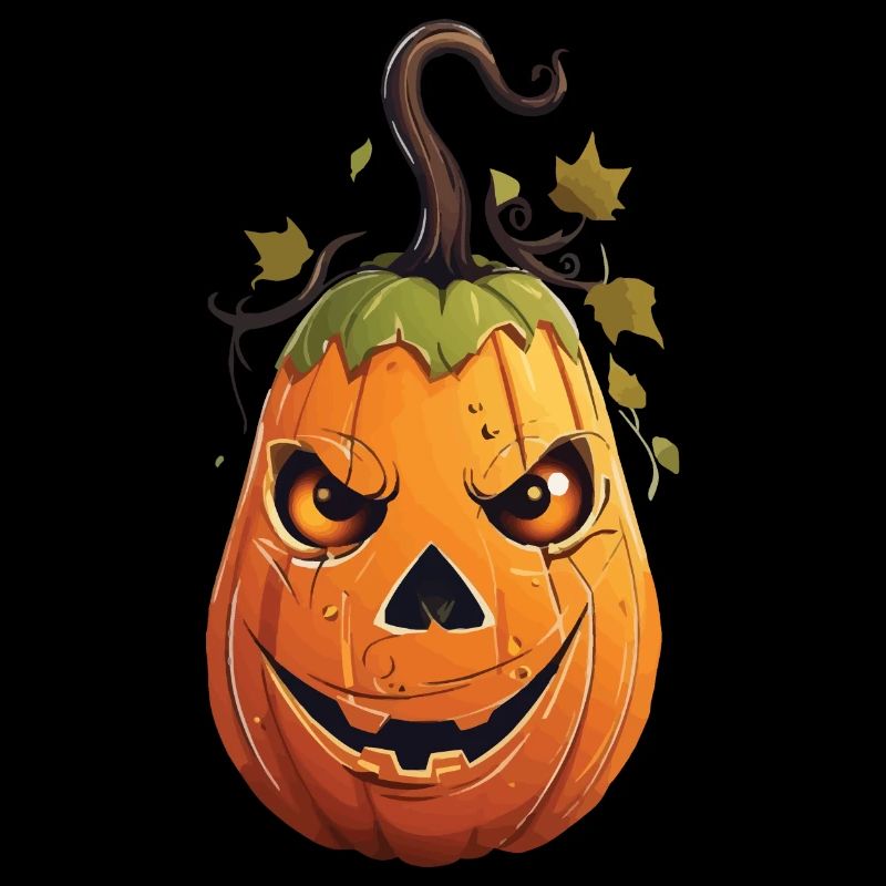 Drôle de conception de citrouille d’Halloween pour enfants