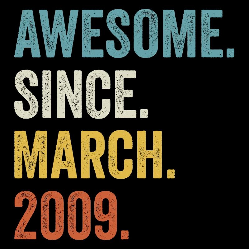 Awesome Since March 2009 13e anniversaire