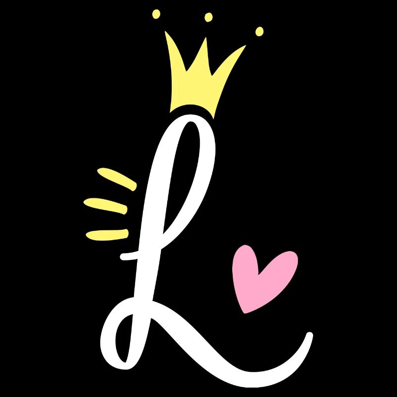 Buchstabe L Anfangsbuchstabe Krone