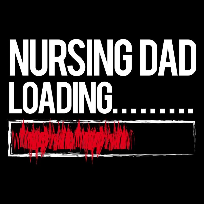 Bitte warten Pflegender Vater wird Geladen